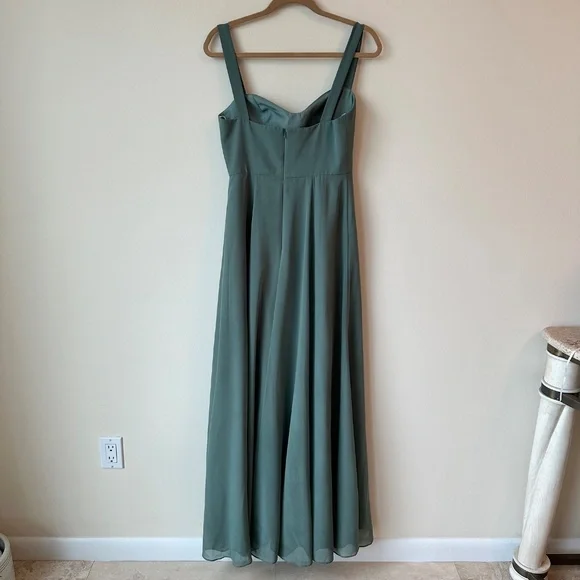 Jenny Yoo- Harris Eucalyptus Green Dress - Picture 5 of 7